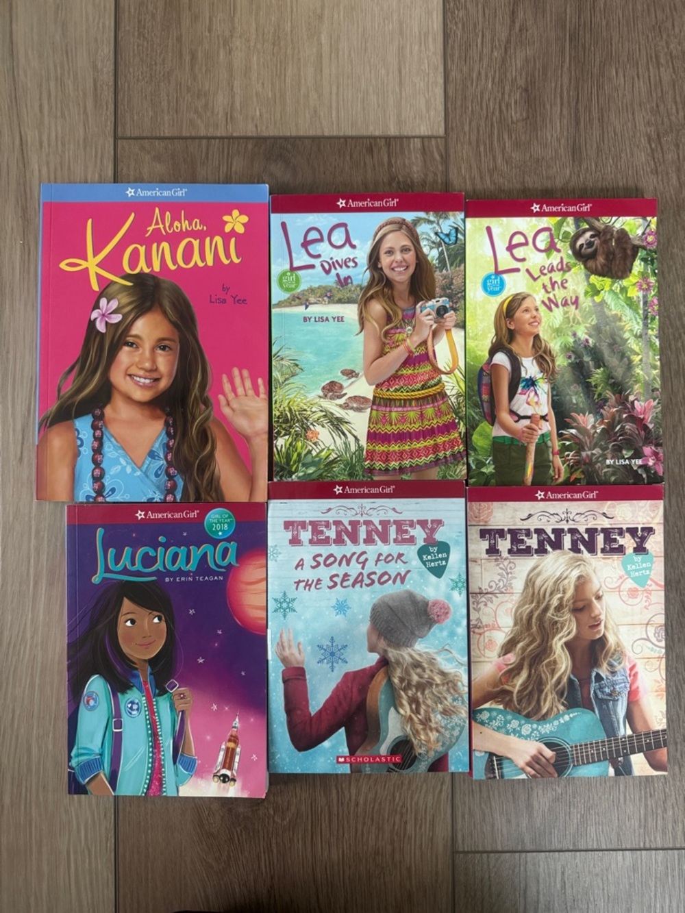 American Girl Book Set - Pink, Blue, Green, Purple Covers